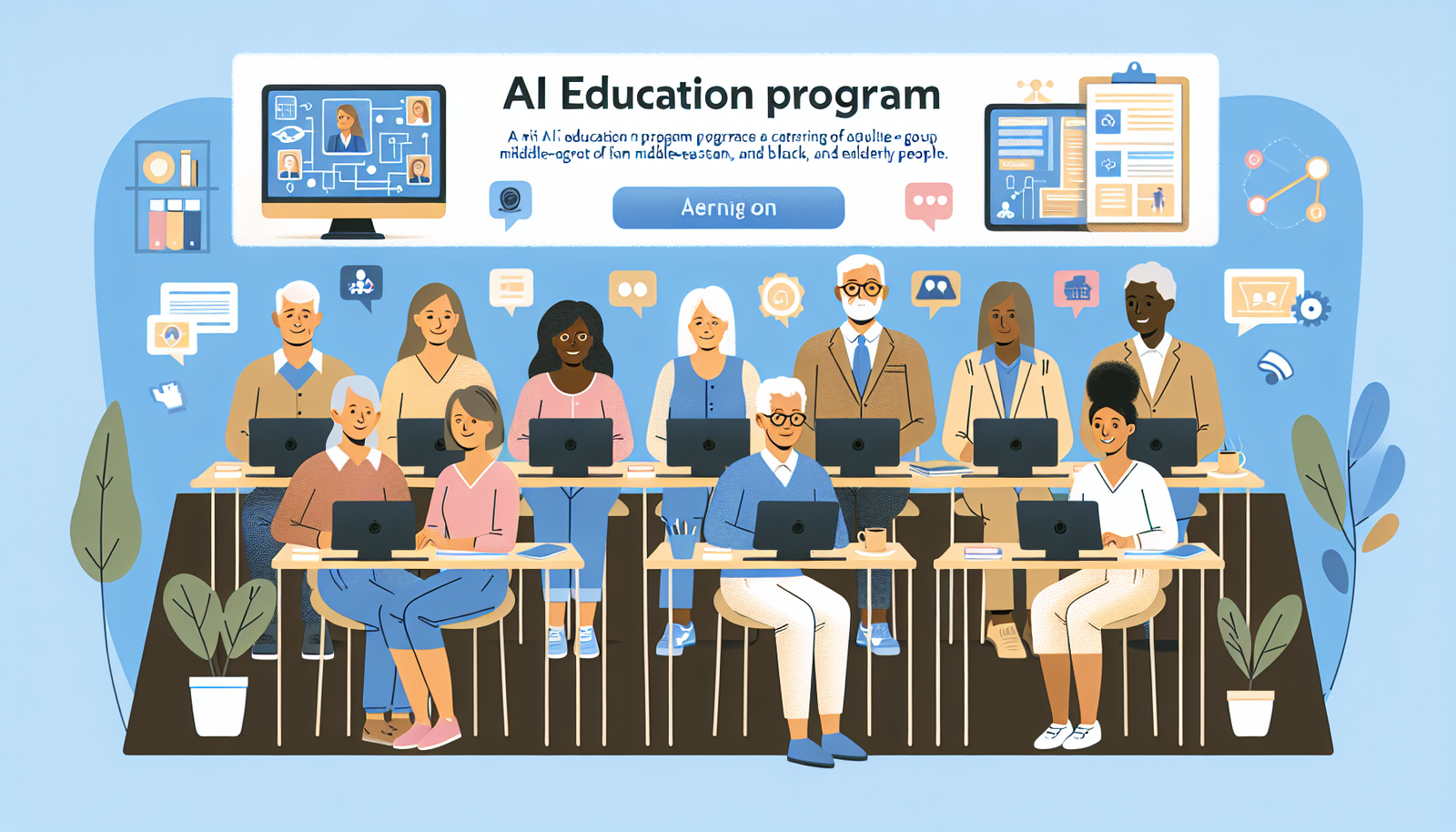 중장년층과 시니어를 위한 AI 교육 프로그램 안내와 혜택
